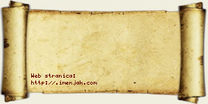 Danijel Velebit vizit kartica